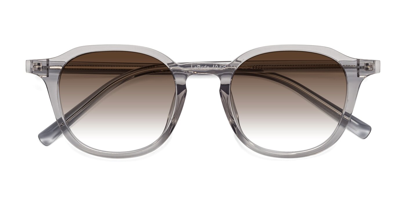 LaRode - Translucent Gray Gradient Sunglasses