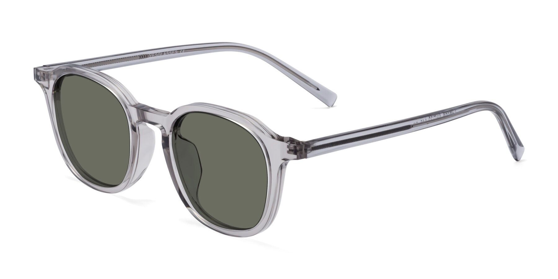 Angle of LaRode in Translucent Gray with Gray Polarized Lenses