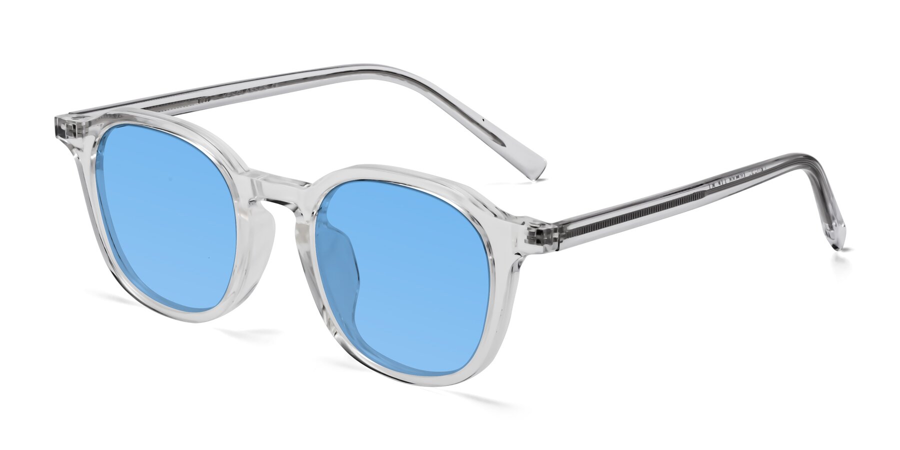 Angle of LaRode in Clear with Medium Blue Tinted Lenses