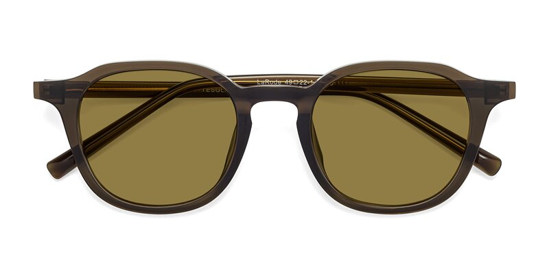 LaRode - Coffee Polarized Sunglasses