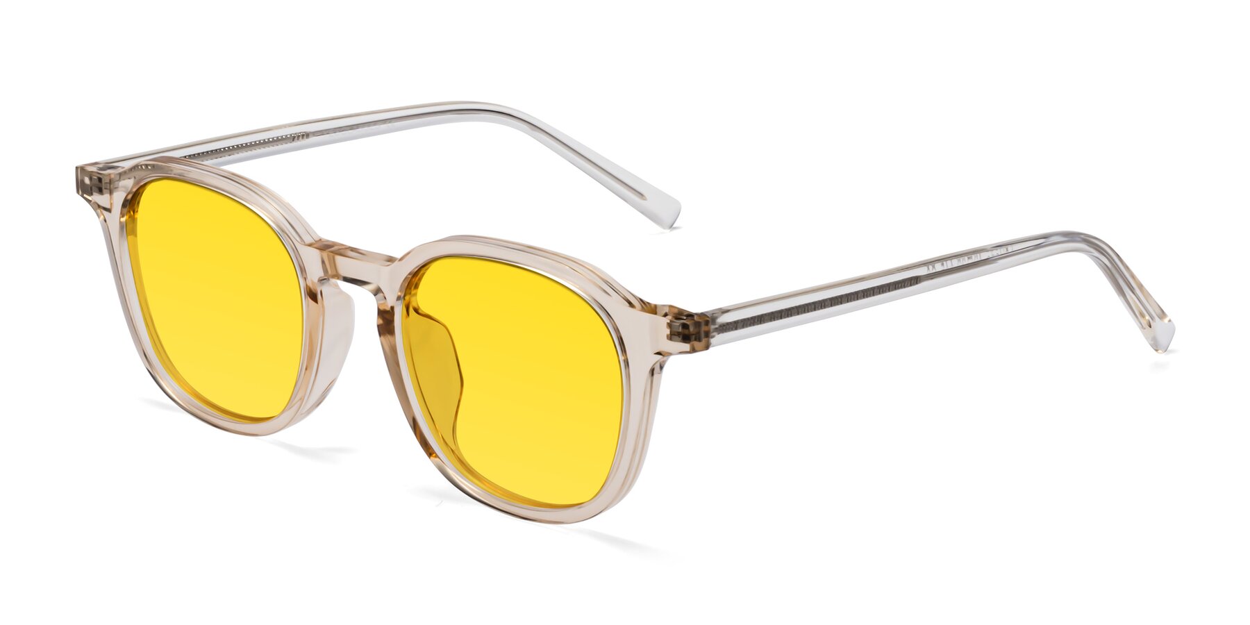 Angle of LaRode in Amber with Yellow Tinted Lenses