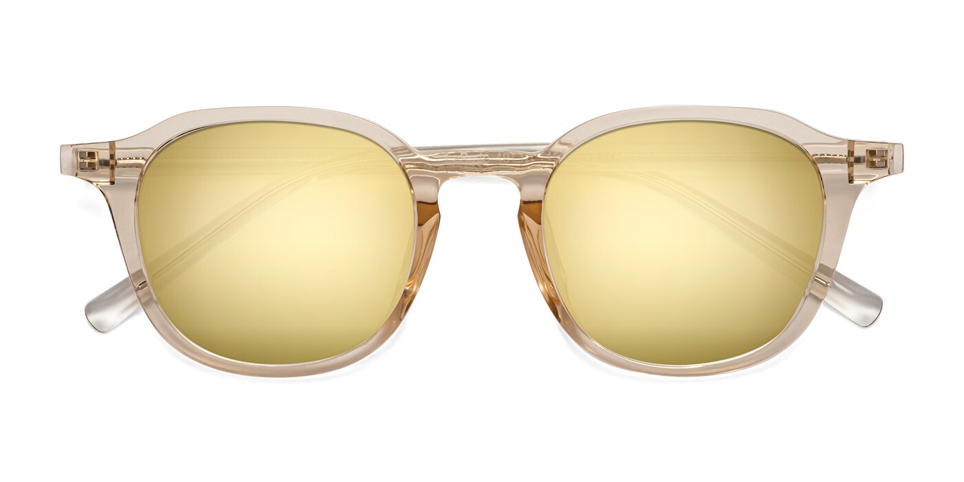 LaRode - Amber Flash Mirrored Sunglasses