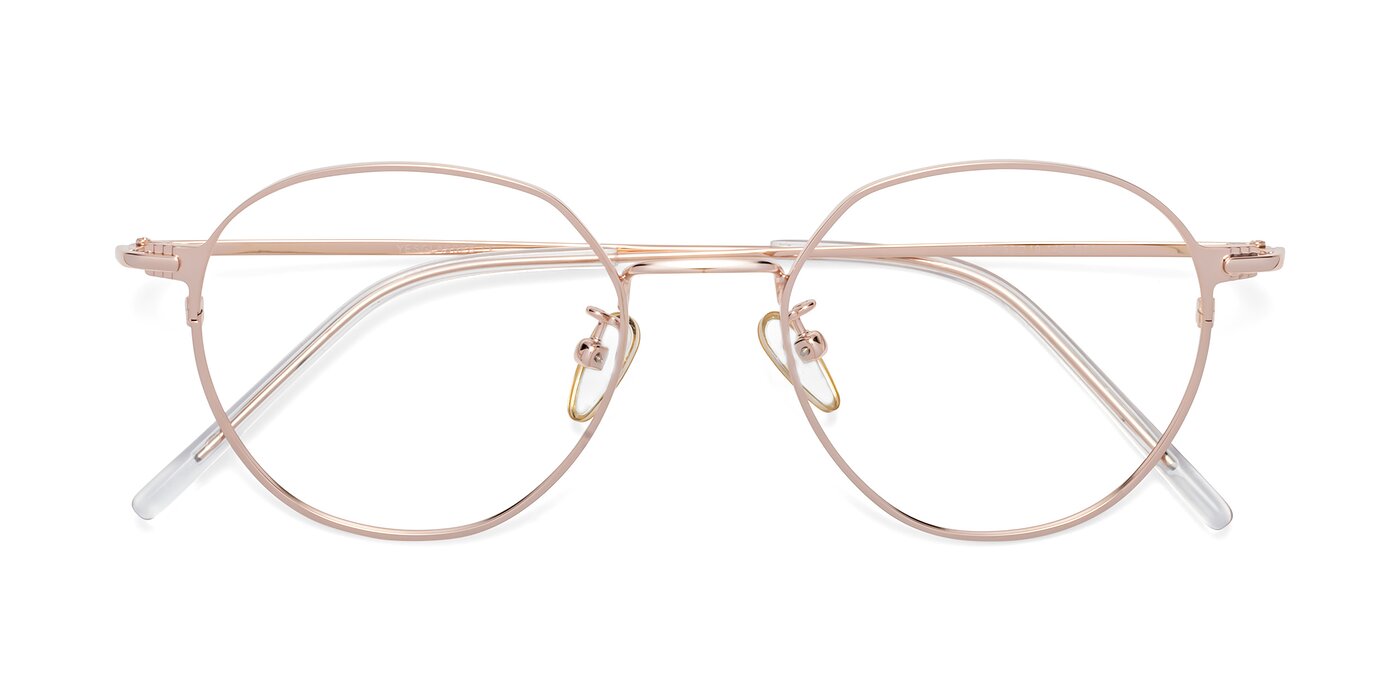 18006 - Rose Gold Eyeglasses