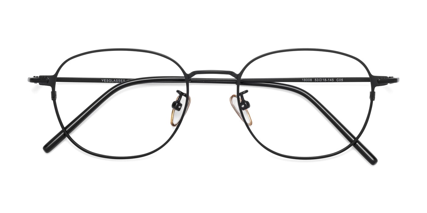 18008 - Matte Black Eyeglasses
