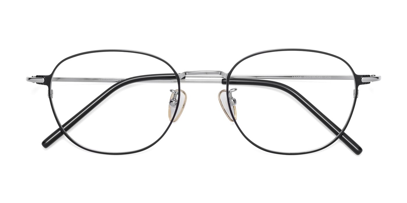 18008 - Black / Silver Reading Glasses