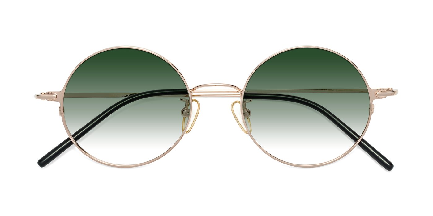 18009 - Rose Gold Gradient Sunglasses