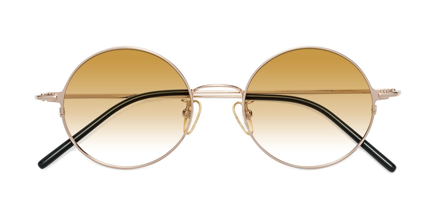 18009 - Rose Gold Gradient Sunglasses