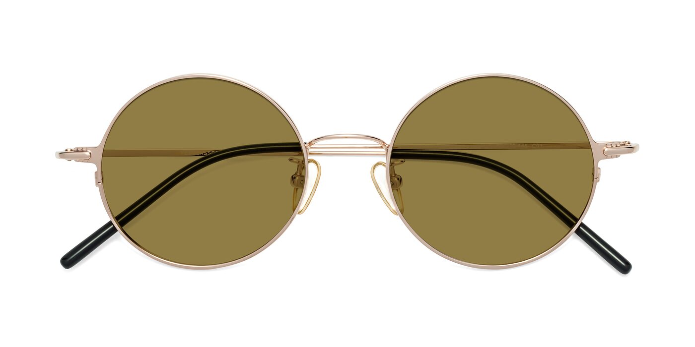18009 - Rose Gold Polarized Sunglasses