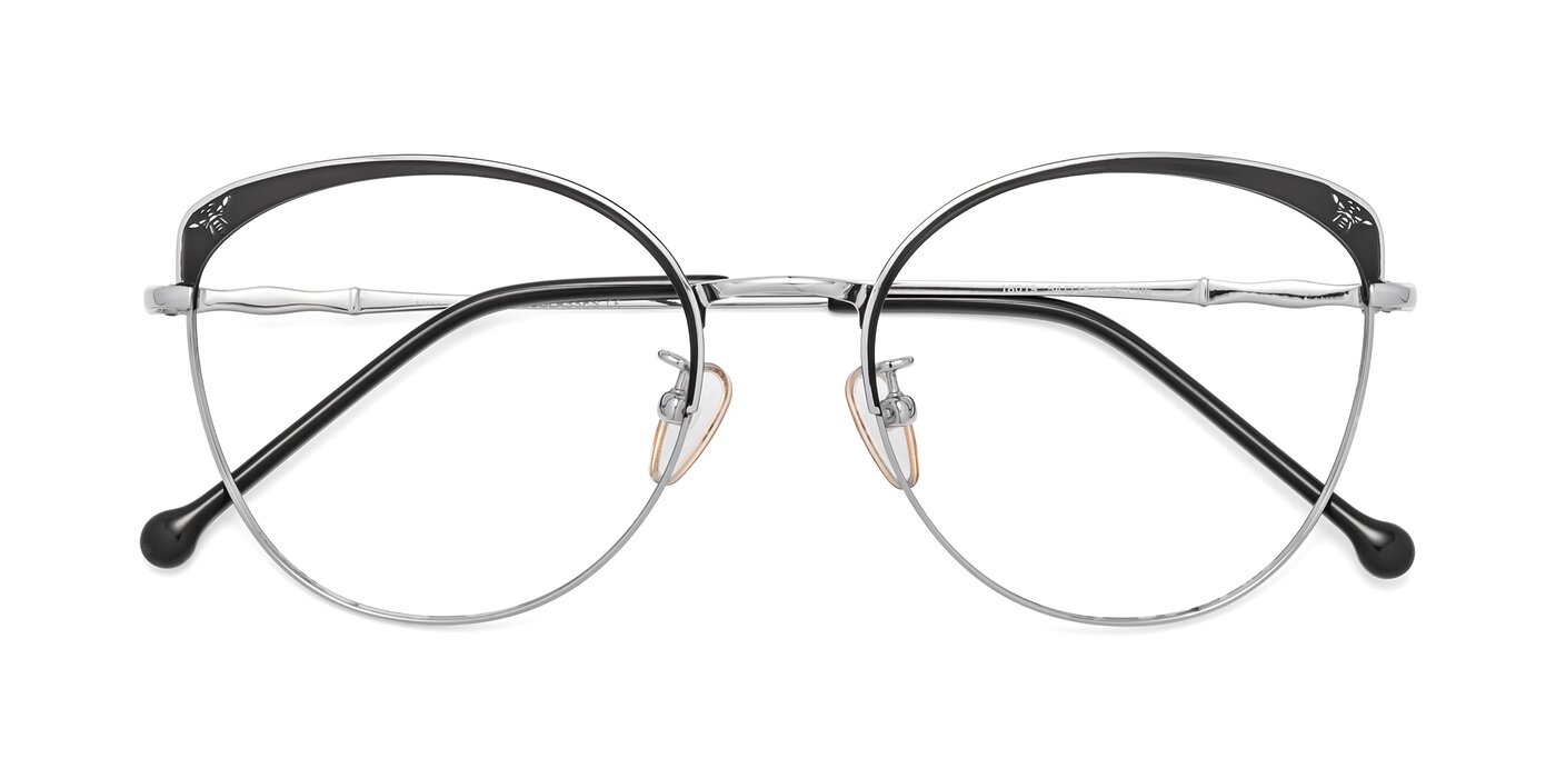 18019 - Black / Silver Eyeglasses