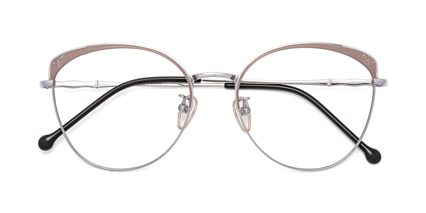 18019 - Tan / Silver Reading Glasses