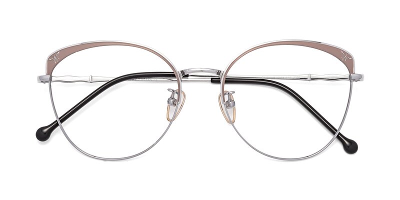 18019 - Tan / Silver Eyeglasses