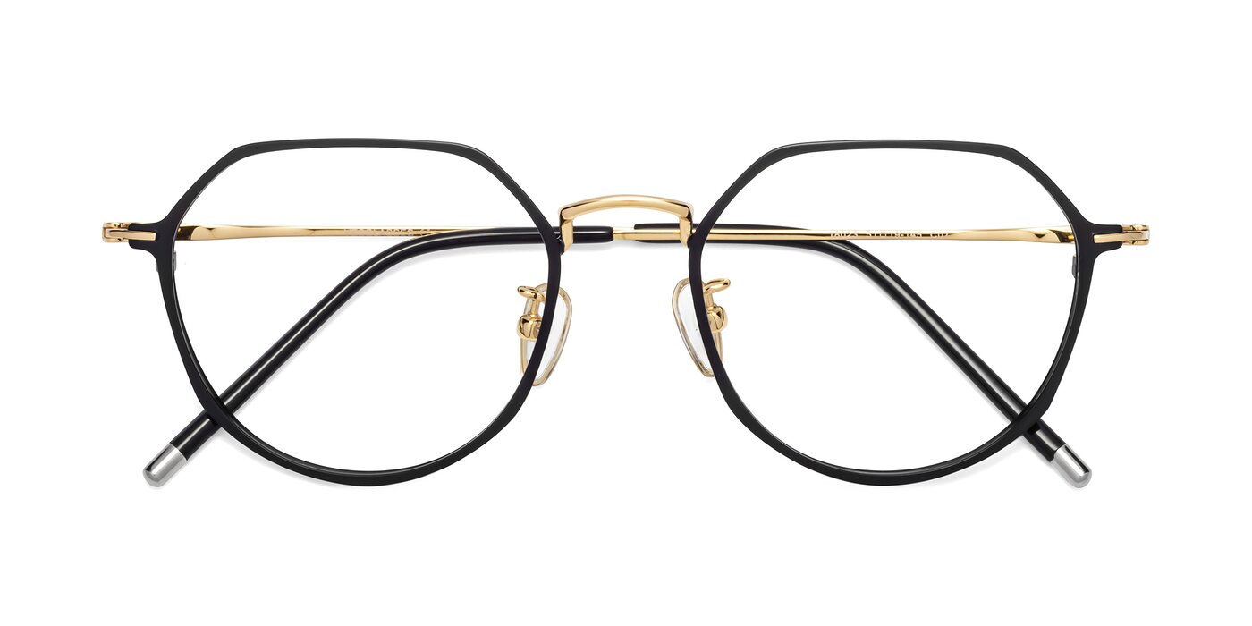 18023 - Black / Gold Reading Glasses