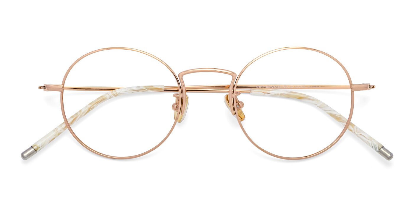 80033 - Rose Gold Eyeglasses