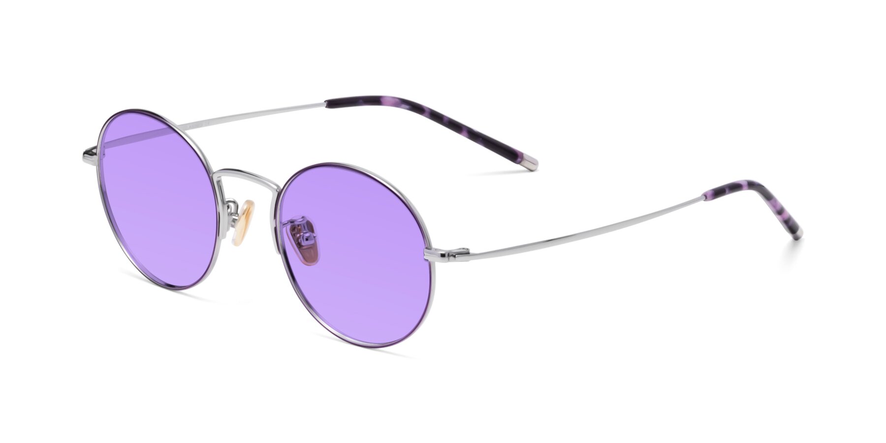 Angle of 80033 in Voilet-Silver with Medium Purple Tinted Lenses