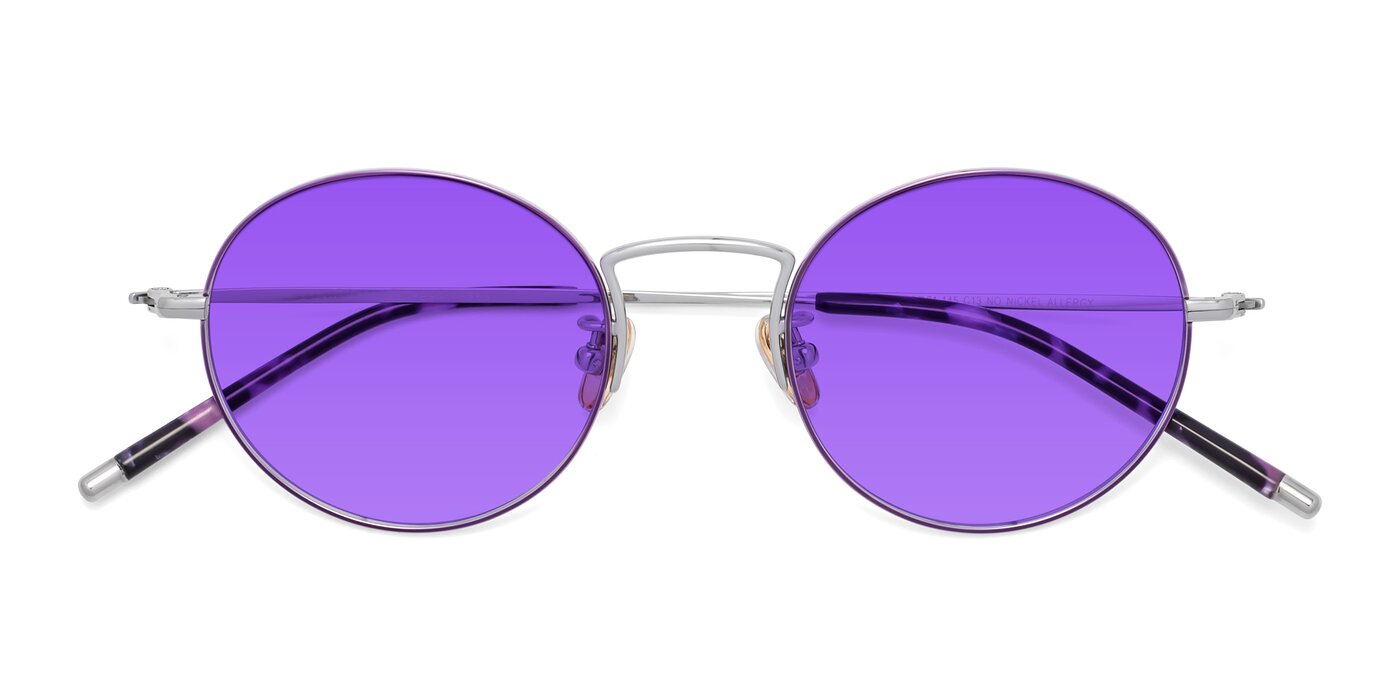 80033 - Voilet / Silver Tinted Sunglasses