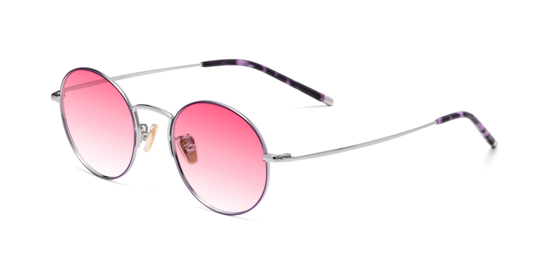 Angle of 80033 in Voilet-Silver with Pink Gradient Lenses