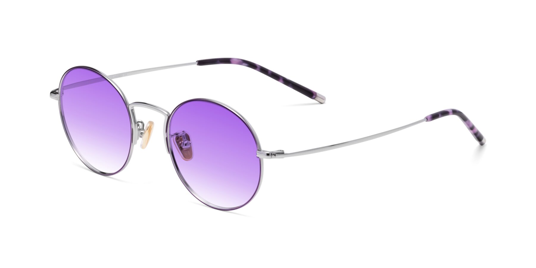 Angle of 80033 in Voilet-Silver with Purple Gradient Lenses