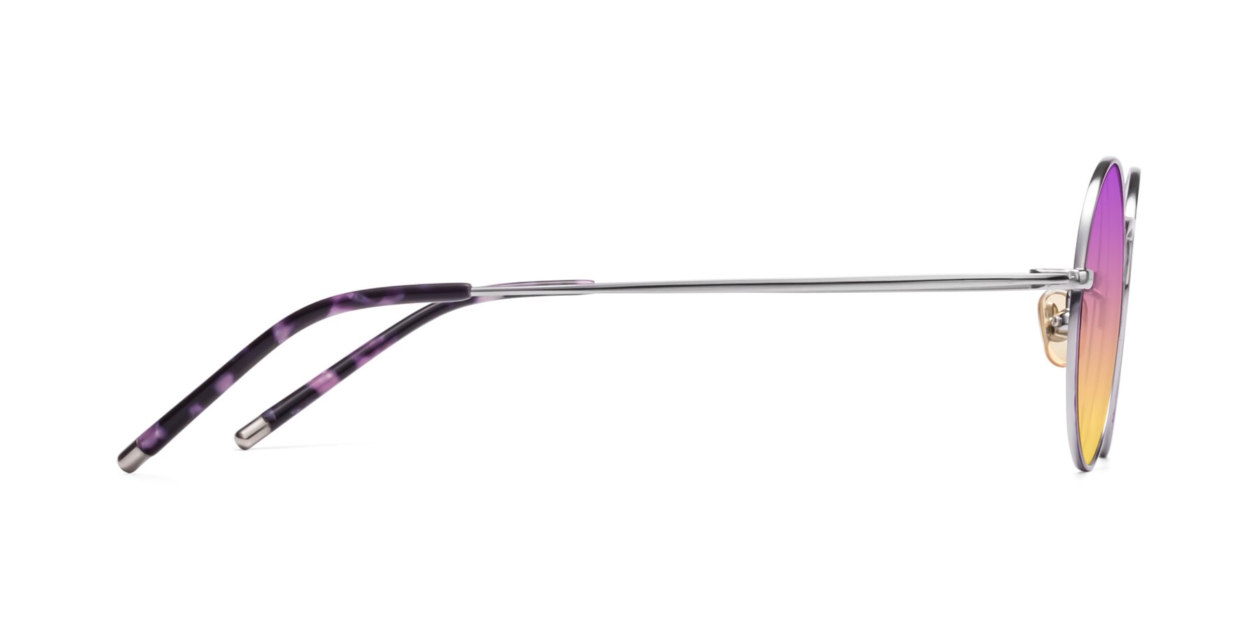 Side of 80033 in Voilet-Silver with Purple / Yellow Gradient Lenses
