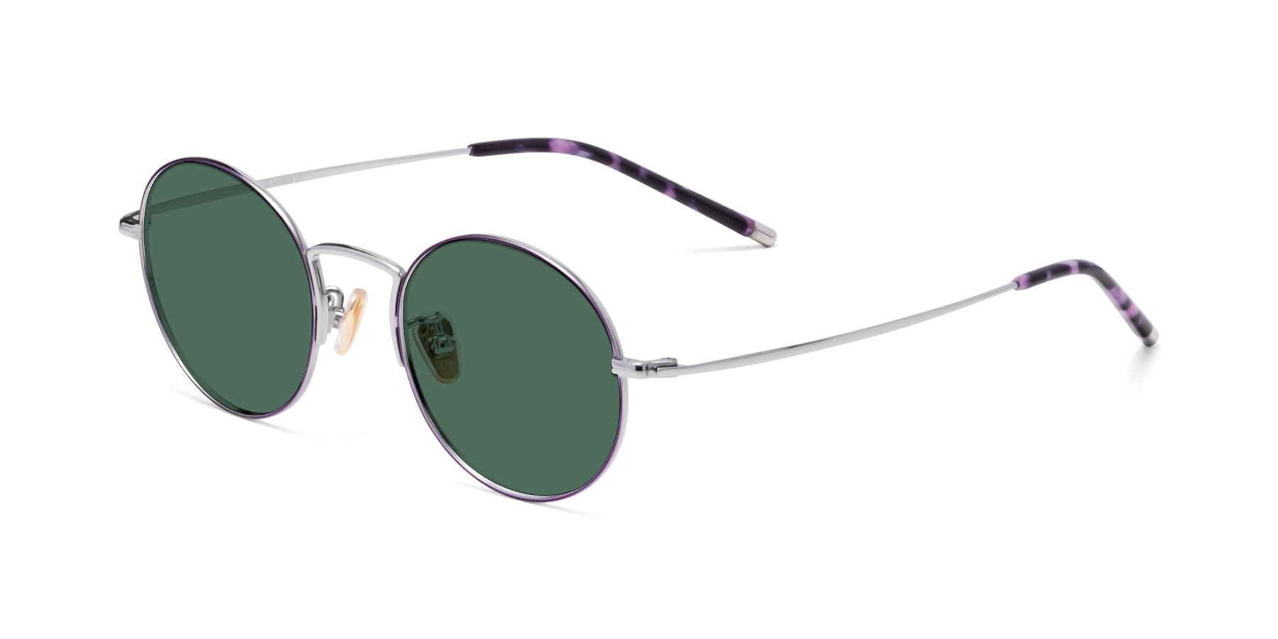 Angle of 80033 in Voilet-Silver with Green Polarized Lenses