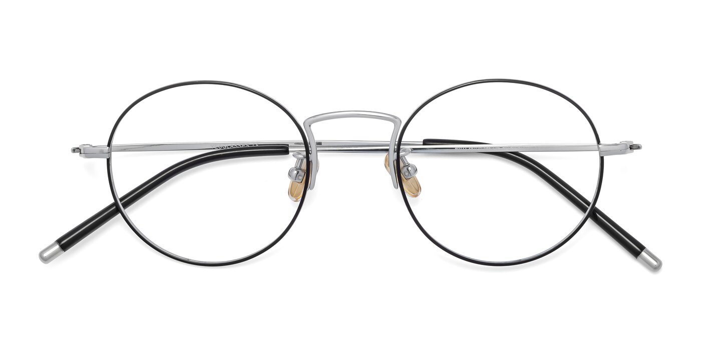 80033 - Black / Silver Eyeglasses