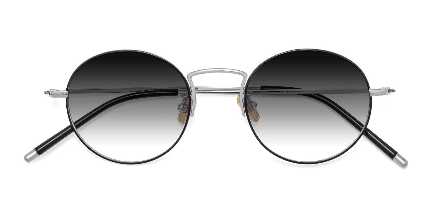 80033 - Black / Silver Gradient Sunglasses