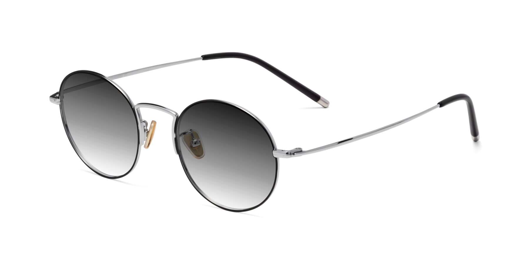 Angle of 80033 in Black-Silver with Gray Gradient Lenses