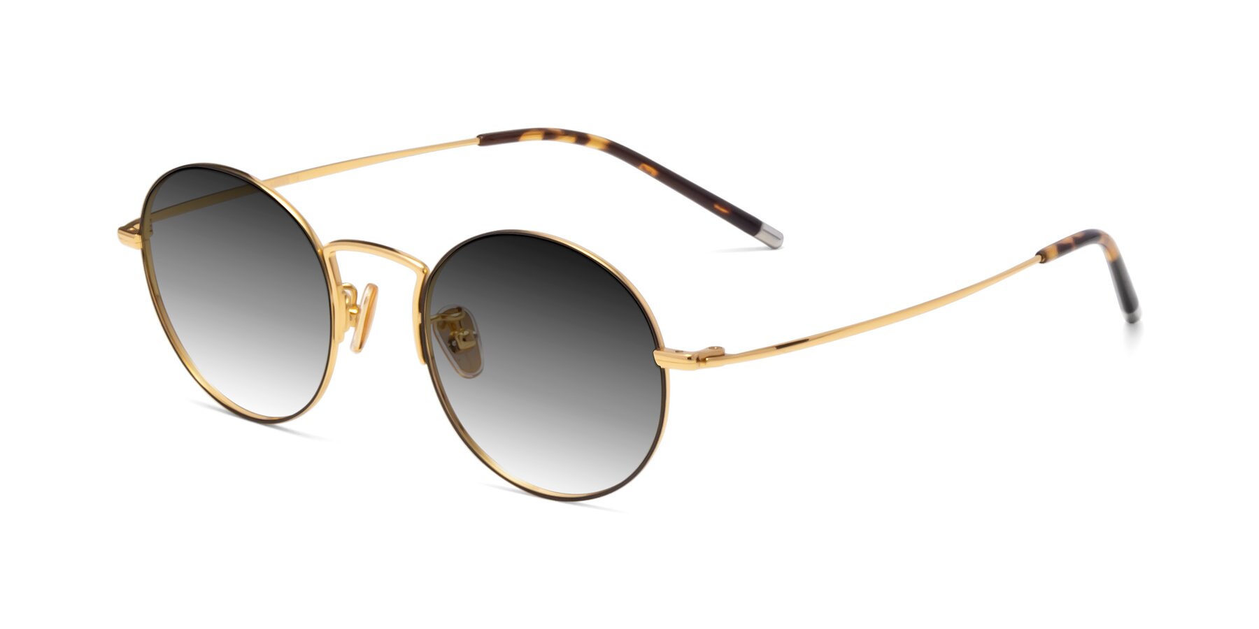 Angle of 80033 in Black-Gold with Gray Gradient Lenses