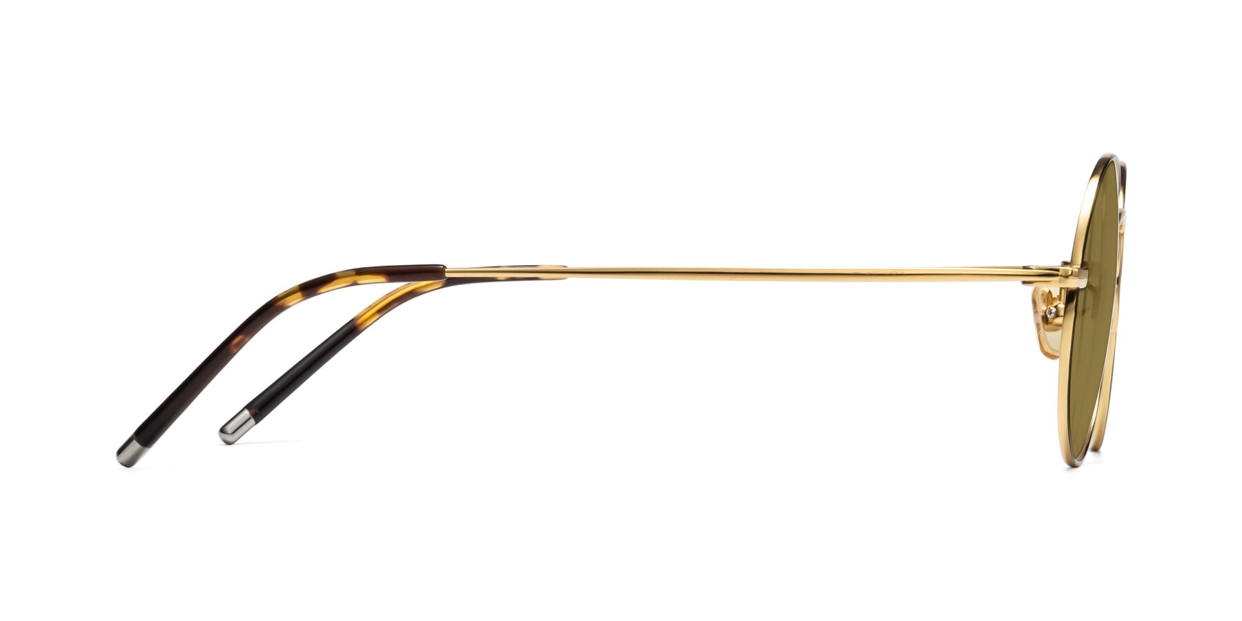 Side of 80033 in Black-Gold with Brown Polarized Lenses