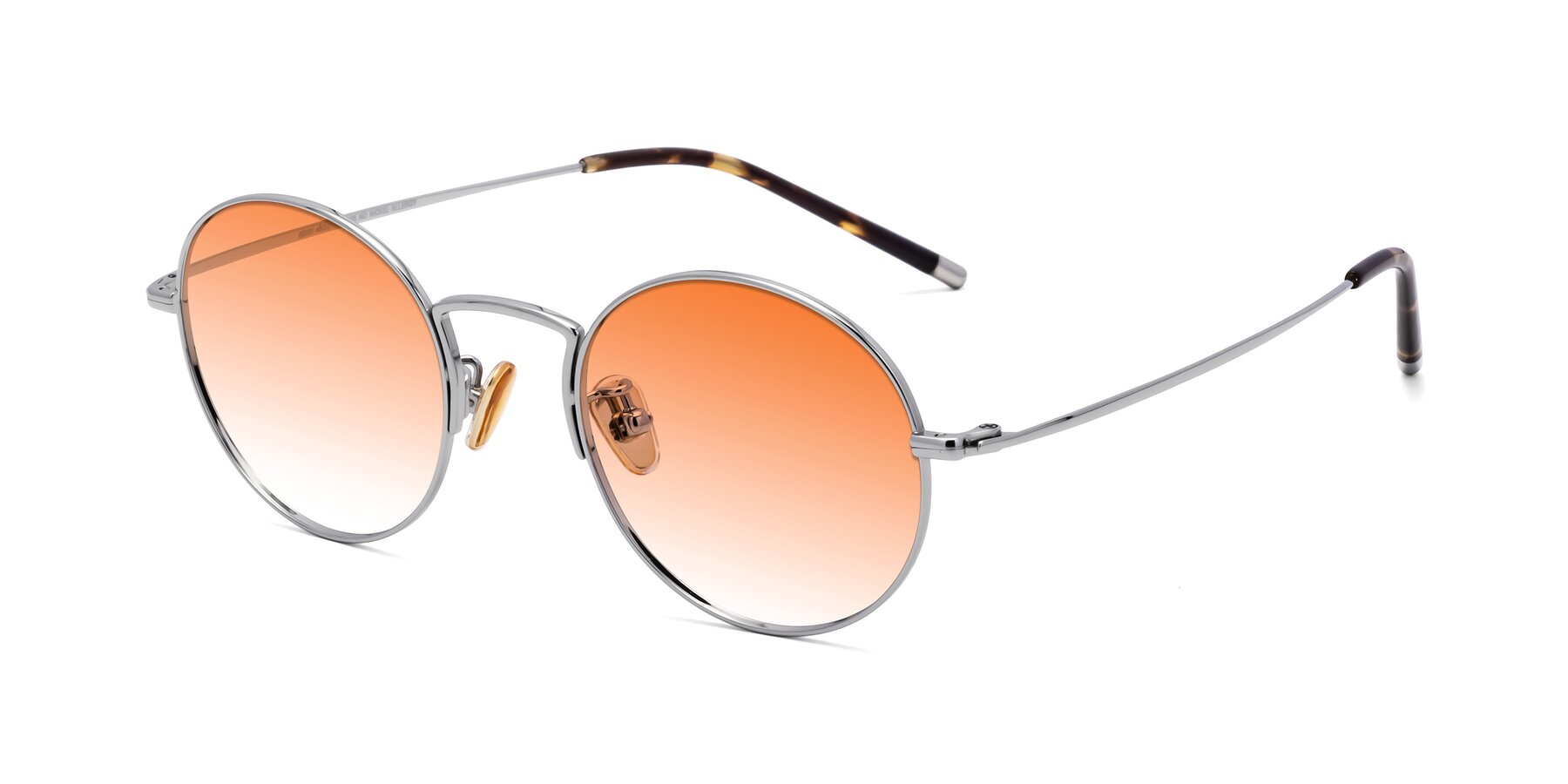 Angle of 80033 in Silver with Orange Gradient Lenses