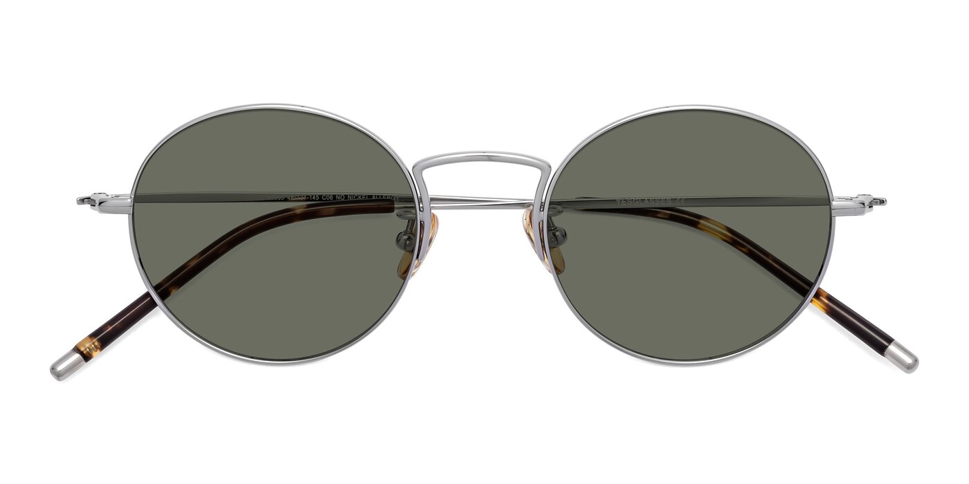 80033 - Silver Polarized Sunglasses