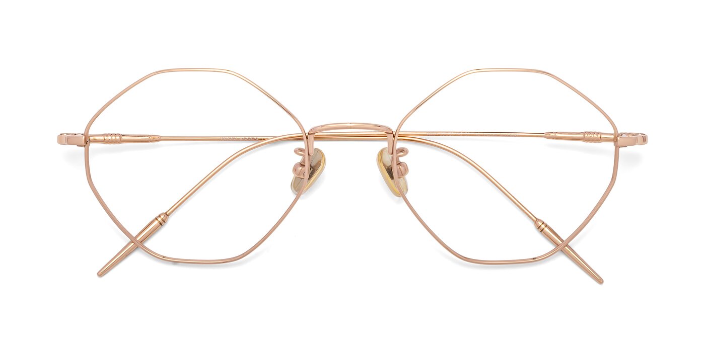 90001 - Rose Gold Eyeglasses
