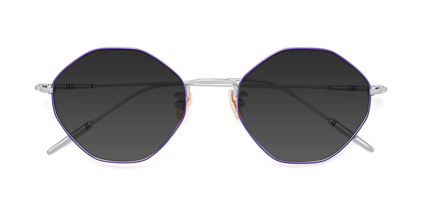 90001 - Voilet / Silver Tinted Sunglasses
