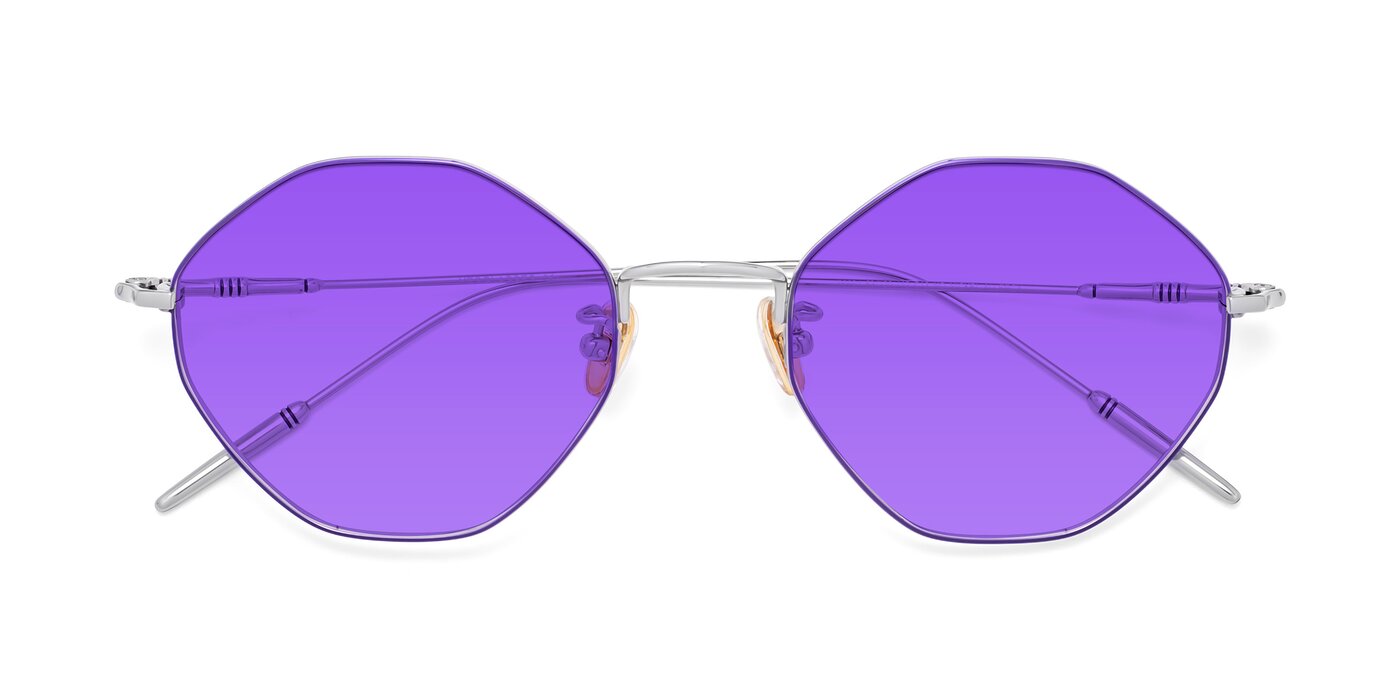 90001 - Voilet / Silver Tinted Sunglasses