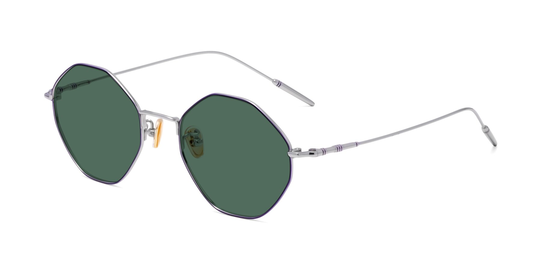Angle of 90001 in Voilet-Silver with Green Polarized Lenses