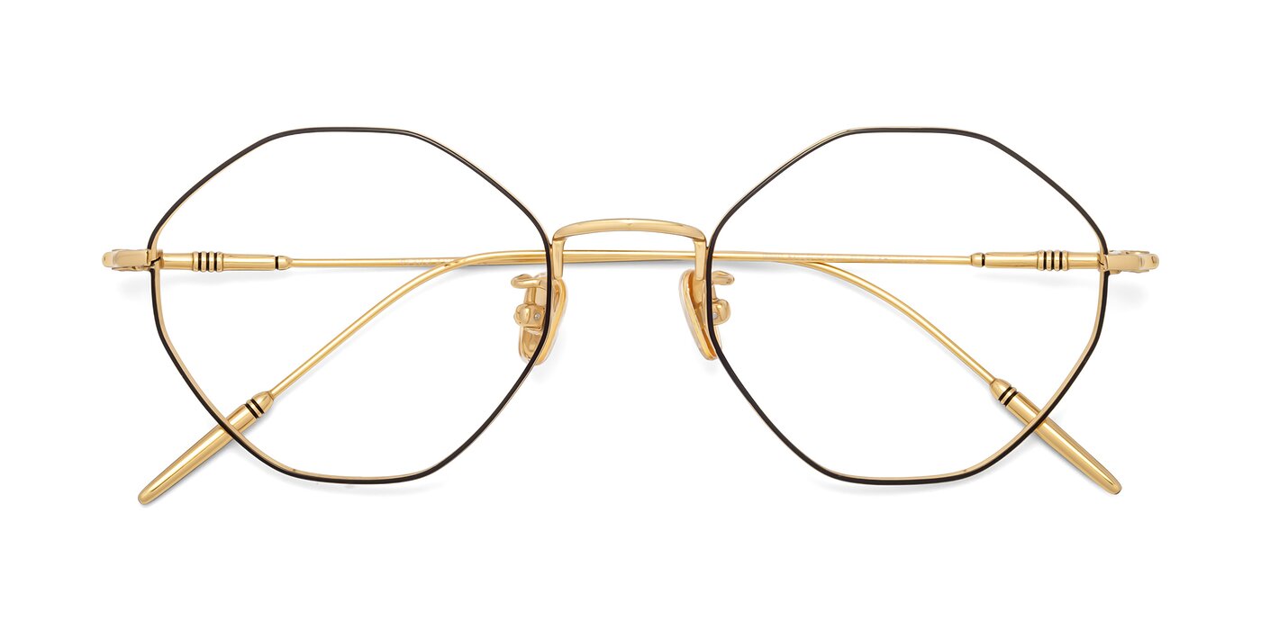 90001 - Black / Gold Eyeglasses
