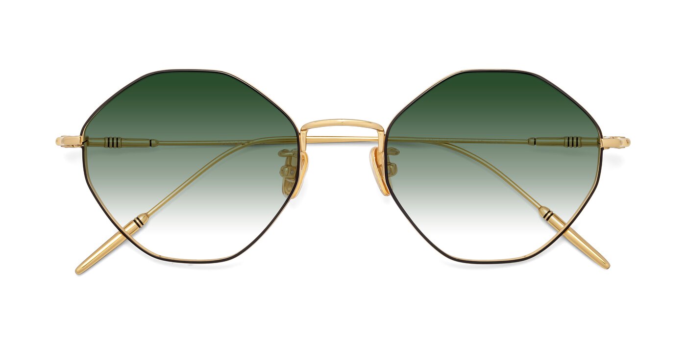 90001 - Black / Gold Gradient Sunglasses