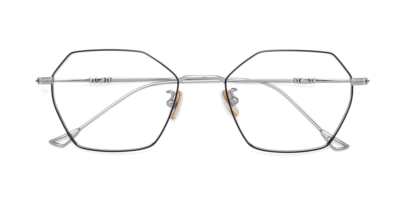90006 - Black / Silver Eyeglasses