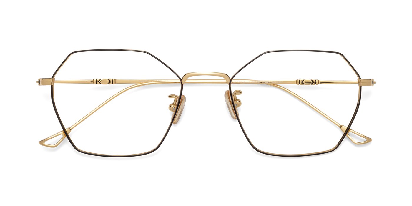 90006 - Black / Gold Eyeglasses