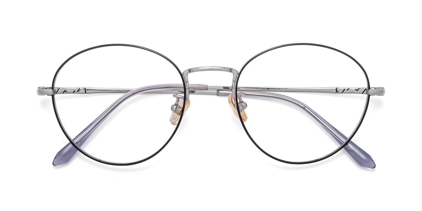 90030 - Black / Silver Eyeglasses
