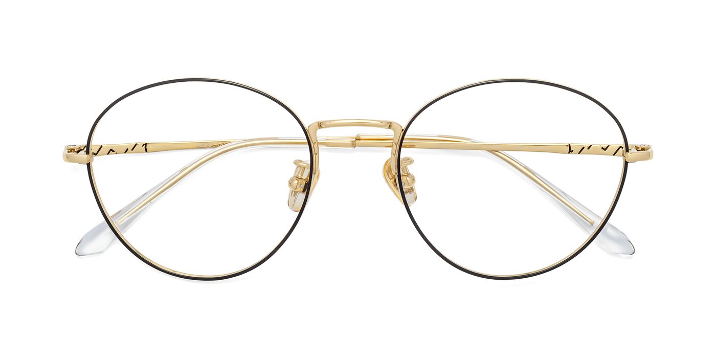 90030 - Black / Gold Eyeglasses