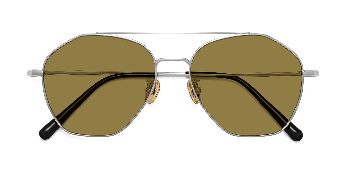 Linton - Silver Polarized Sunglasses