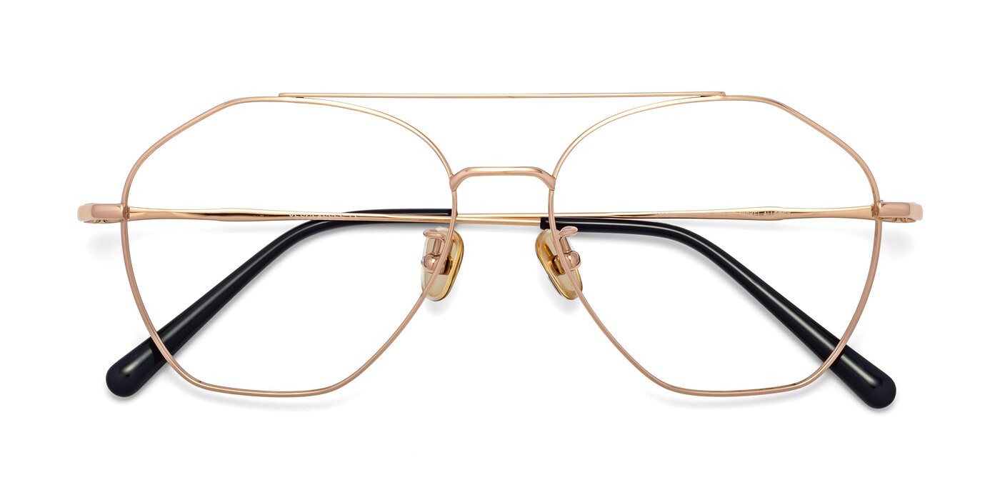 Linton - Rose Gold Eyeglasses