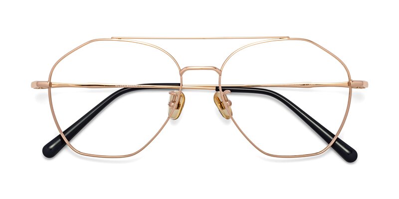 90042 - Rose Gold Eyeglasses