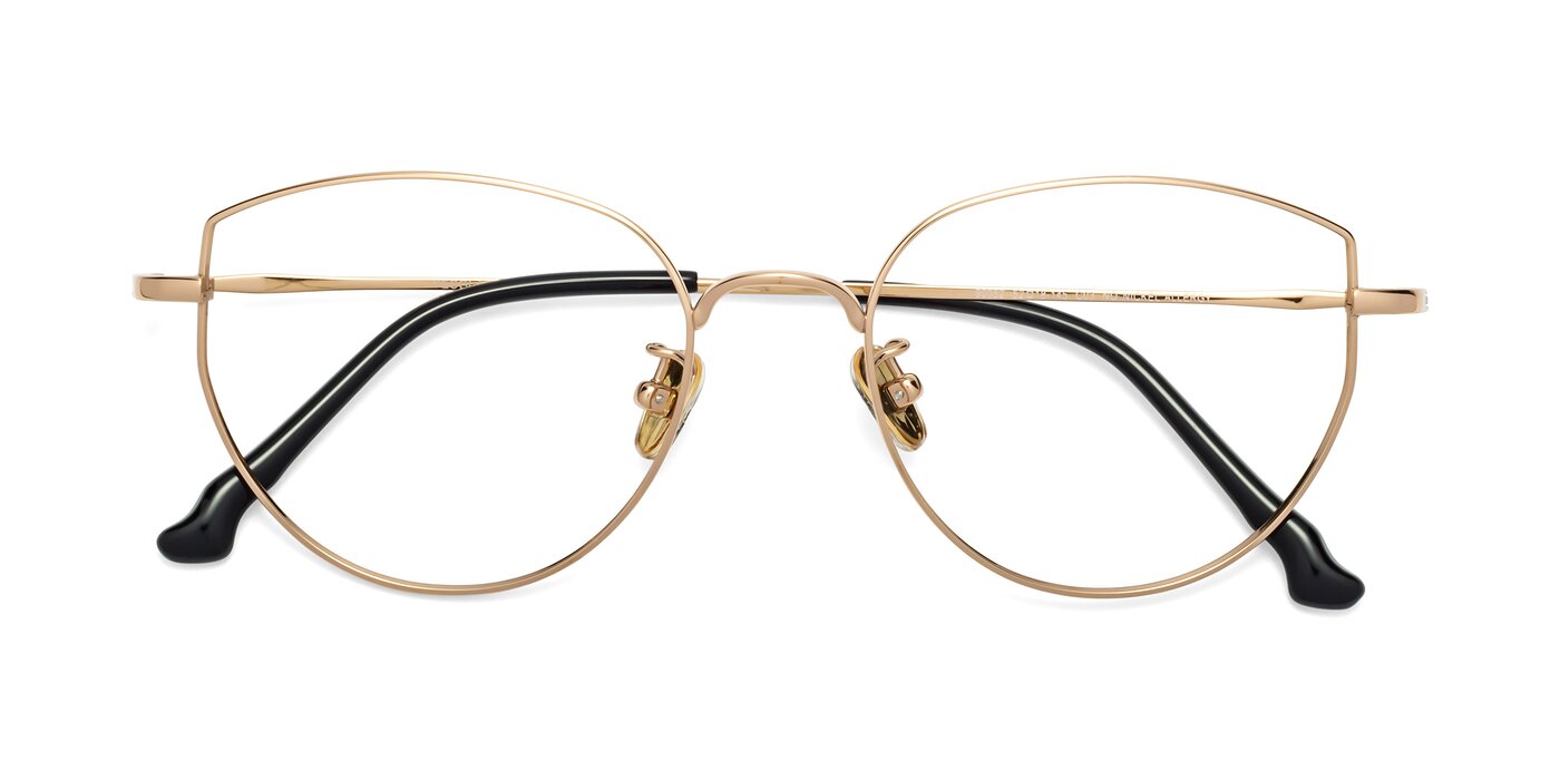 90052 - Rose Gold Eyeglasses