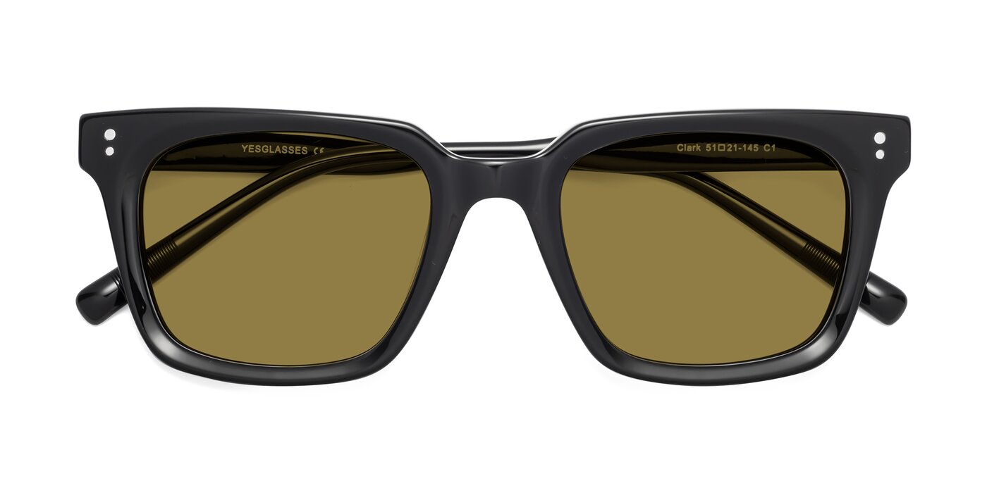 Clark - Black Polarized Sunglasses