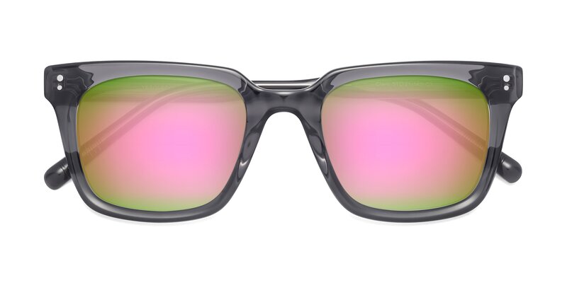 Clark - Gray Flash Mirrored Sunglasses