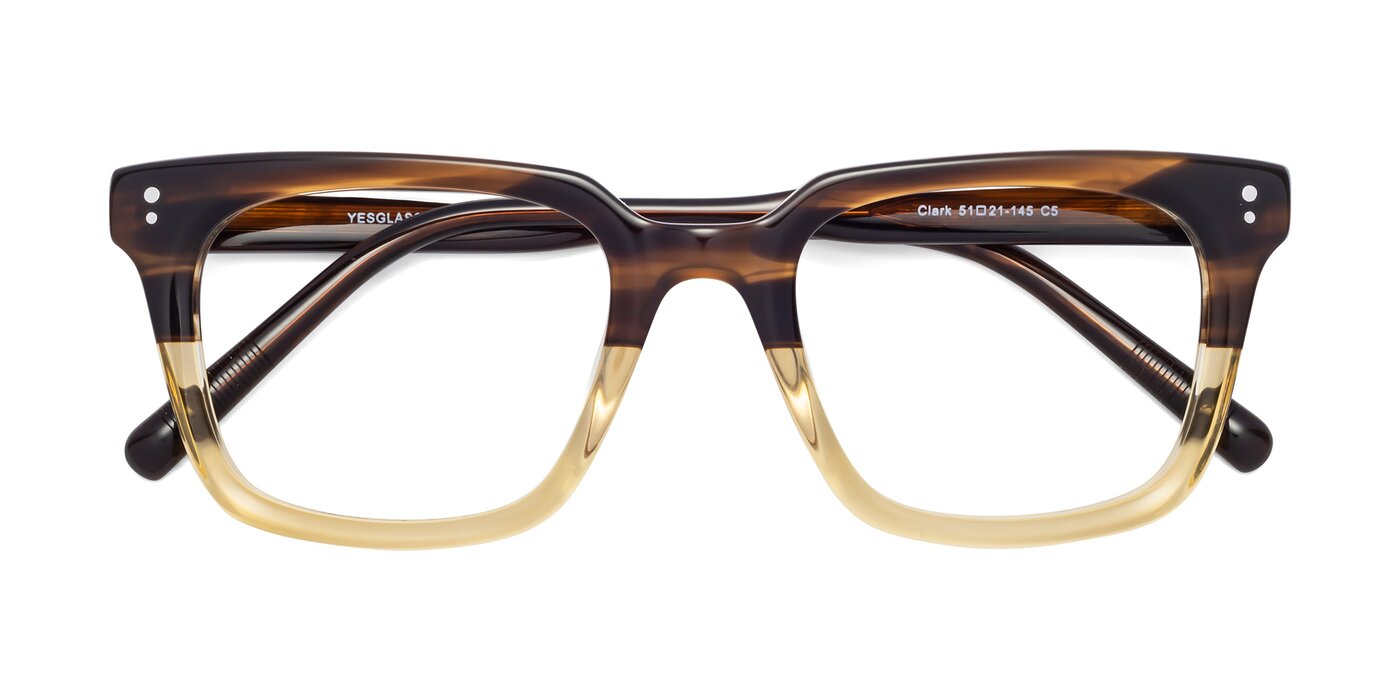 Clark - Brown / Oak Reading Glasses