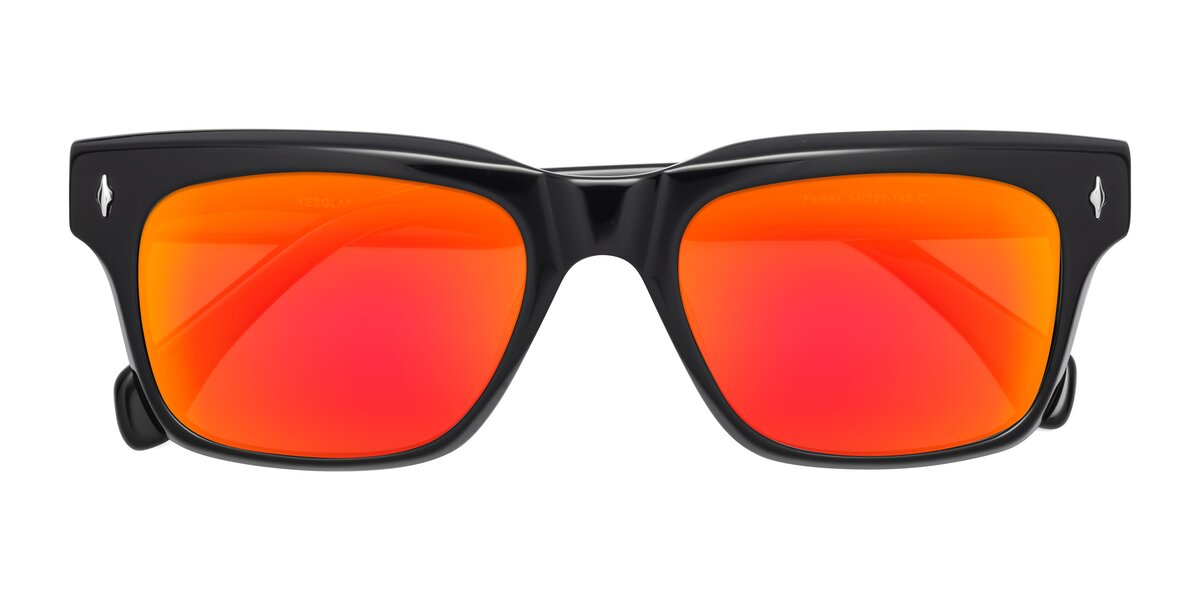 Blue Tortoise Wayfarer Classic Rectangle Mirrored Sunglasses With Blue Sunwear Lenses Navarro