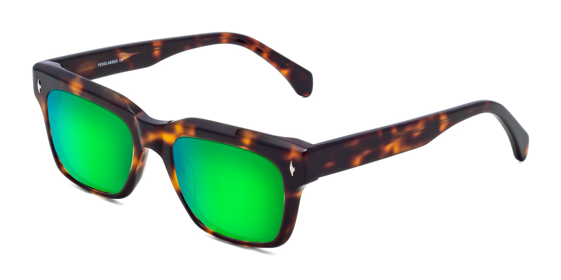 Angle of Forbes in Tortoise with Green Mirrored Lenses