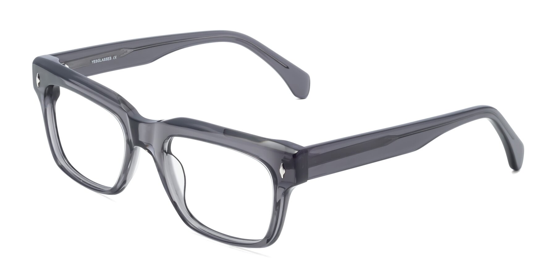 Angle of Forbes in Gray with Clear Reading Eyeglass Lenses